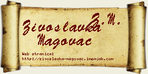 Živoslavka Magovac vizit kartica